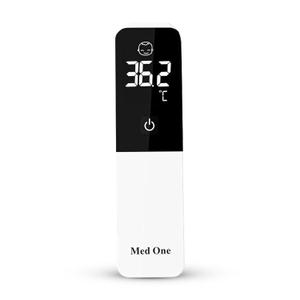 Med One Non-Contact Infrared Digital Forehead and Ear Thermometer for Adults and Kids - Fast 1-Second Reading with Large LED Display