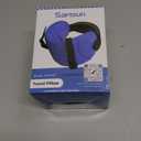 Travel Pillows for Airplanes, Airplane Pillow for Long Flight, Airplane Head Strap with Eye Mask for Sleep, Travel Neck Pillow for Car Road Trip, 360 Support Headrest, Stop Bobblehead, Black