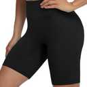 Moozava No Front Seam Womens 3"/5"/8" Workout Biker Shorts - High Waisted Tummy Control Spandex Shorts for Yoga Running Gym XS