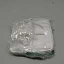 Adjustable Dryer Vent Cover Outside 4'' to 5'' to 6'' Plastic Louvered Dryer Vent Covers for Wall Airflow Vent Dryer Cover with 16 Screws, White(2Packs)