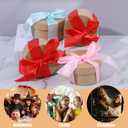 12 Pack Round Paper Mache Box with Lid - 3.37 Diameter x 1.97 Height - DIY Craft Nesting Gift Boxes for Jewelry, Storing, Decoupaging & Painting | Brown Paper Craft Boxes
