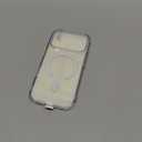 Temdan for iPhone 17 Pro Case Clear with Screen Protector, [Compatible with Magsafe][Anti-Yellowing][Military-Grade Protection] Shockproof Slim Magnetic Phone Case Cover, Transparent