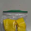 Wee Ones Girls' Classic Grosgrain Hair Bows with Plain Wrap Center, No-Slip Hair Clip, Handmade, Yellow, King