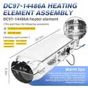 DVE50R5200W/A3 DVE50R5400V/A3 DV42H5200EW/A3 Dryer Heating Element DC97-14486A for Samsung DV42H5200EP/A3 DV42H5000EW/A3 DV45H7000EW/A2 DV40J3000EW/A2 DVE50M7450W/A3 DV48H7400EW/A2 DVE45R6100C/A3