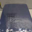 Cotton Quilt Bedding Sets Queen Size, 3 Pieces Reversible Lightweight Coverlets Comforters Bedspreads for All Seasons,Geometric Stitching Pattern,Navy Blue (Queen (90 by 98inch))