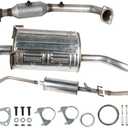 Catalytic Converter, Resonator Pipe, Muffler Exhaust System Kit Compatible for Honda CRV 2007 2008 2009 2.4L 4 Cylinder Engine EPA-Approved