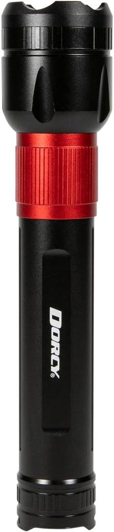 Dorcy 10-in. 2,000-Lumen USB Rechargeable Flashlight with Powerbank, Black (41-4328)