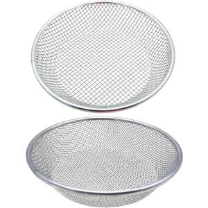 2PCS YUEBM Gardening Sand Soil Compost Sifter Perfect for 5 Gallon Bucket, 1/4 Inch Mesh, 1/8 Inch Mesh