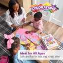 Colorations Construction Paper for Kids - 7 Bright Colors - 600 Bulk Sheets of 9"X12" - Assorted Pack of Heavy-Duty Craft Paper, Bulk School Supplies