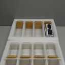 LIBWYS 12-Pack Square Glass Storage Jars with Bamboo Lids (0.6Qt/1.06Qt) - Stackable Food Containers for Pantry Organization, Coffee, Flour, Snacks, Tea | Kitchen Canisters Set