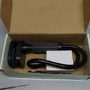 Gooseneck Tablet Holder for Kindle Reading in Bed with Page Turner Remote, Hands Free Desk Bedside Lazy Arm Stand for Kindle Accessories, Gifts for Readers (Glossy Black)