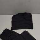 2 Piece Workout Sets for Women Halter Neck Cross Back Tank Top Macthing High Waist Leggings Sets Gym Outfits (Small, Black)