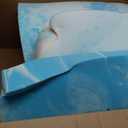 DUMOS Memory Foam Mattress Topper, Thick Gel Infused Bed Topper for Queen Size Bed, Soft Mattress Pads, Blue, 2 Inch