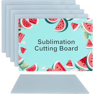 6PCS Sublimation cutting board blanks,Glass Cutting Board,Sublimation Cutting Boards,Sublimation Glass as Gifts to Give to Friends