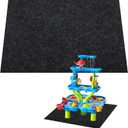 5 x CIEOVO Water Table Mats, Non Slip Backing Outdoor Splash and Play Activity Pad Rug Waterproof Water Play Table Mat for Summer Beach Backyard Fun Water Play