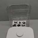 Rice Container - 25 Lbs/12KG/12L Rice Dispenser Storage with Measuring Cup Food Cereal Container Bins Pet Food Container Household for Kitchen Pantry Organization,White