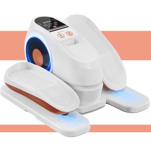 2025 New Under Desk Elliptical Machine, Electric Ellipse Leg Exerciser Pro As Seen On TV with 16 Adjustable Speed, Quiet and Fully Assembled with Remote Control & Non-Slip Foot Straps