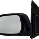 Driver Side View Mirror Compatible with 2004-2010 For Toyota Sienna Manual Folding heated Power adjustment Black Left Outside Exterior Mirror TO1320205