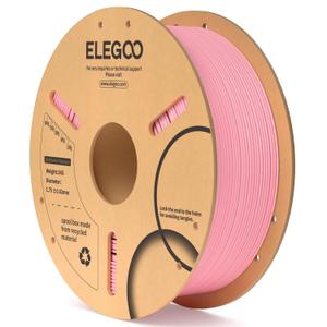 ELEGOO PLA Filament 1.75mm Pink 1KG, 3D Printer Filament Dimensional Accuracy +/- 0.02mm, 1kg Cardboard Spool(2.2lbs) 3D Printing Filament Fits for Most FDM 3D Printers