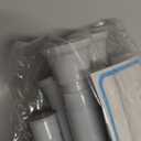 2PCS White Spring Curtain Rods for Windows 23 to 46 Inch, Adjustable Extendable Pressure Tension Curtain Rods No Drilling, Small Tension Rod for Doorway Bedroom Closet Door Kitchen