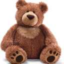 GUND Slumbers Teddy Bear, Premium Stuffed Animal for Ages 1 & Up, Brown, 17