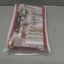 Topfinel Christmas Sheer Curtains 63 Inch Length for Living Room 2 Panels Set, Rod Pocket Curtains & Drapes Window Treatments for Bedroom, Xmas Decorations, Holiday Decor, Red