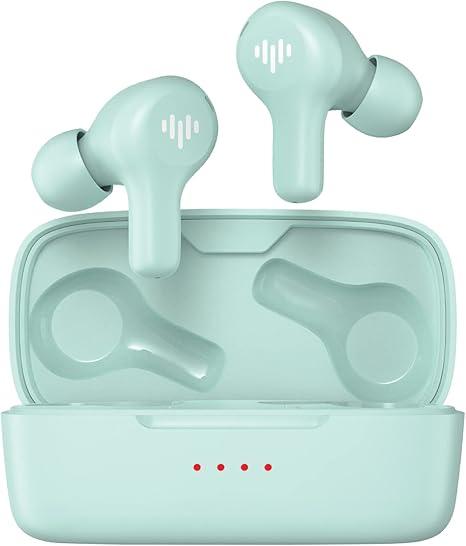 iLuv Small Ear Wireless Earbuds, Bluetooth 5.3, Microphone, 21 Hour Playtime, IPX6 Waterproof Protection, Compatible with Apple & Android, Includes Charging Case & 4 Ear Tips, TB150 Mint