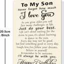 3 x Birthday Card Gifts for Son Adult， Son Birthday Cards from Mom Dad Parents,Son Birthday Gifts
