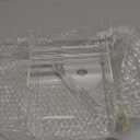 Qilery Adjustable Label Dispenser Acrylic Roll Sticker Dispenser Sticker Holder Organizer Label Stand for Holding Office and Home(4 Disks)