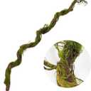 74.8" Large Fake Cherry Blossom Tree Artificial Branches Vine Room Door Wall Ceiling Hanging Plants Twigs Rattan Thick Trunk for Garden Wedding X'Mas Halloween Outdoor Jungle Decoration