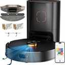 Robot Vacuum and Mop Combo, 90-Day Self Emptying, 10000Pa Strong Suction, dToF Laser Navigation Smart Mapping, 160Min Runtime, Anti-Tangle Robotic Vacuum Cleaner for Hard Floor, Pet Hair, Carpet