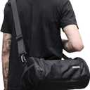 Small Sports Gym Bag Workout Lightweight Duffel Bags for Men and Women Black X-Small