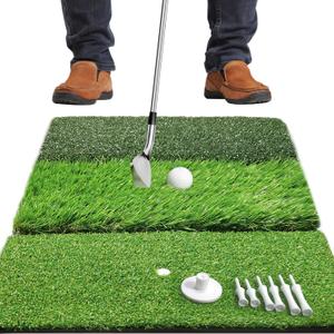 Golf Hitting Mat | Golf Training Mat for Swing Path Feedback/Detection Batting | Extra Replaceable Golf Practice Mat 16"x12" | Golf Gifts for Men/Women for Home Indoor Outdoor