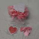 AIMUDI Baby Pink Satin Ribbon Twist Tie Bows 3.5" Light Pink Pretied Bows Premade Craft Bows for Treat Bags Cake Pop Gift Wrapping Basket Wedding Favors Cookie Candy Bagging Baby Shower - 50 Counts