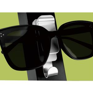 2 x Sunglass Holder for Golf Cart, Magnetic Aluminium Sunglass Holder Clip Accessory for Golf Carts
