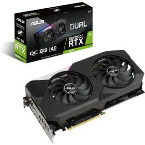 ASUS Dual NVIDIA GeForce RTX 3070 V2 OC Edition Gaming Graphics Card (PCIe 4.0, 8GB GDDR6 Memory, LHR, HDMI 2.1, DisplayPort 1.4a, Axial-tech Fan Design, Dual BIOS, Protective Backplate) 
