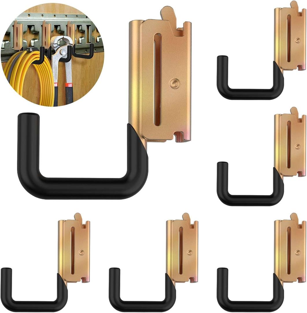 E Track Hooks Heavy Duty E Track J Hooks E-Type Track X Track Steel Hanger, Spring Fitting E Track Accessories for Enclosed Trailer