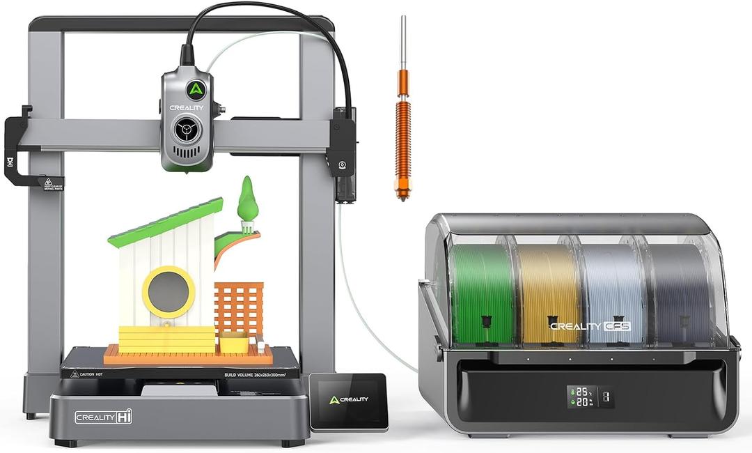 Creality SPARKX i7 3D Printer with AI Camera Monitoring, Auto Leveling, Quiet High-Speed Desktop Printing, Easy Setup, Direct Drive Extruder, WiFi Connectivity, 260×260×255mm Build Volume