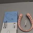 Portable Neck Fan, Personal Fan with 4000mAh Battery, Rechargeable Neck Fan with 3 Speeds and 64 Cool Lights, Birthday Gifts for Men Women Mom Dad, Hands Free Cooling fan for Summer(Pink)