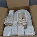 4" 13.5Ft Mini Split PVC Line Set Cover Kit Decorative PVC Line Set Cover Kit for Central AC & Heat Pumps Systems Tubing Cover(13.5Ft,White)