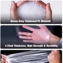 Temporary Car Window Cover for Broken Glass, 78.7x39.4 in Waterproof Plastic Film & Fix Tools for Broken Car Window Emergency Repairs, Auto Glass Temporary Replacement Kit with Double-Sided Tape, Large