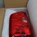 OKLPF Rear Brake Tail Lights Compatible With 2007-2014 Chevy Silverado 1500 2500HD 3500HD,Replacement Red Taillights Assembly,Included Bulbs and Harness,Driver and Passenger Side