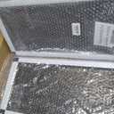 Expandable Window Screen, 2 Pack Adjustable Window Screen (10" H x 19" - 36" W) - Small Replacement Window Screens with Frame, Durable Replacement Screen for Window
