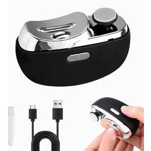 Electric Nail Clippers for Adults Seniors, 3 Speeds Strong Power Automatic Nails Clipper with Polisher