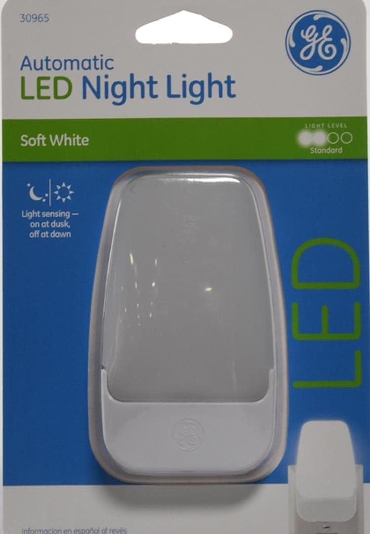 Ge Jasco 30965 0.5 Watt White Automatic Led Night Lights