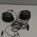 Amazon Basics Stereo 2.0 Speakers for PC or Laptop, 3.5mm Aux input, USB-Powered, 1 Pair, Black