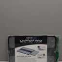 AboveTEK Portable Laptop Lap Desk w/Retractable Left/Right Mouse Pad Tray, Non-Slip Heat Shield Tablet Notebook Computer Stand Table w/Sturdy Stable Work Surface for Bed Sofa Couch or Travel, 0.24"D x 14.2"W x 0.24"H