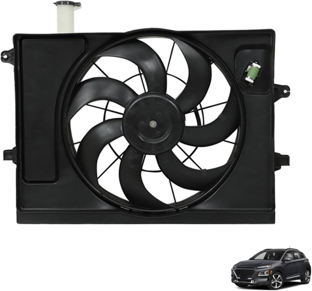 munirater Radiator Cooling Fan Assembly 2018-2021 Kona 25380J9200 HY3115162