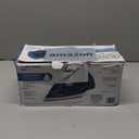 BLACK+DECKER Steam Iron for Clothes with Retractable Cord, Vertical Steaming, Anti-Drip Design, Spray Mist and Auto Clean Button, 1200W (12.72" x 5.63" x 6.30")