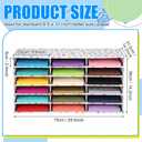 Fuutreo 2 Pcs Classroom Construction Paper Storage,Multi-colored Dots